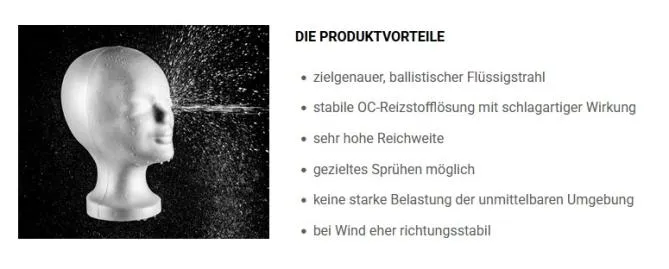 TW1000 Pepper-Jet Man 40ml - Frei Verkäuflich